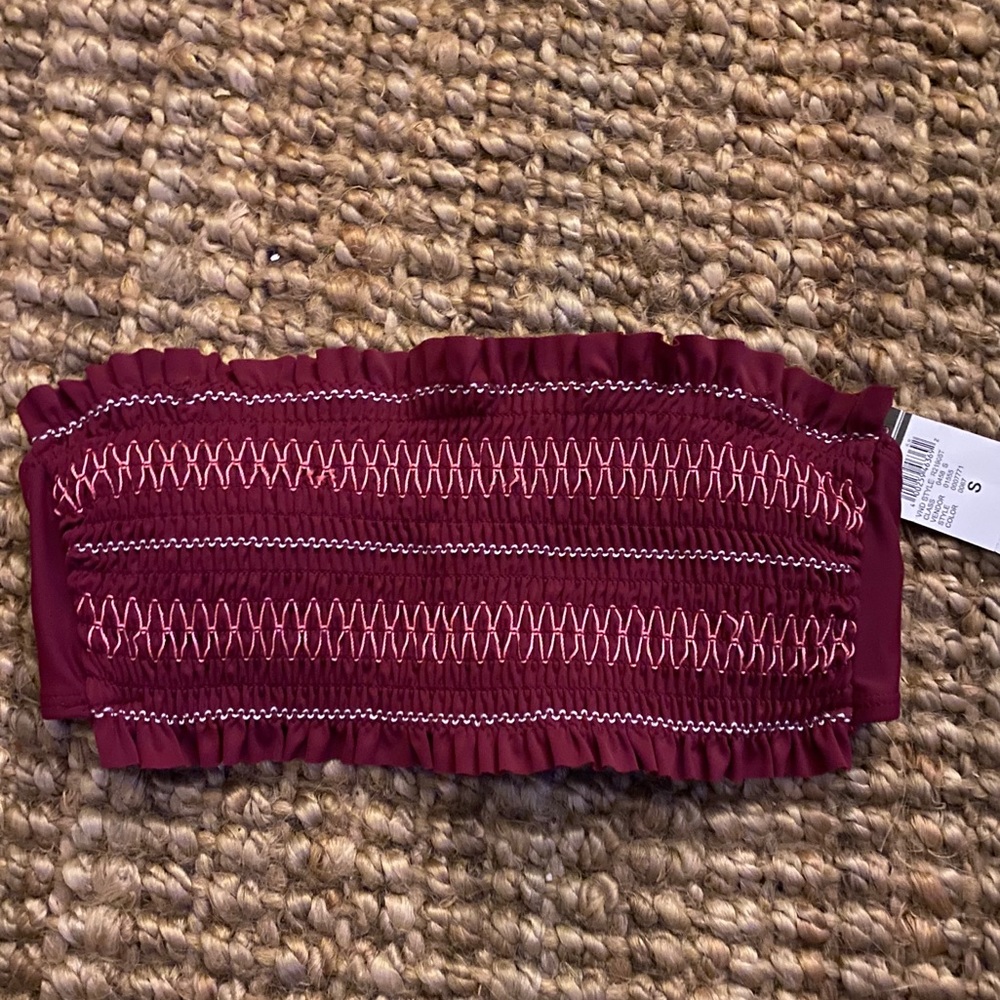 NWT Strapless Bikini Top
